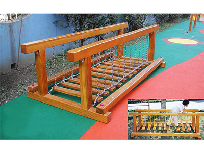 Small Kids Outdoor Wooden Playground Price MP-029